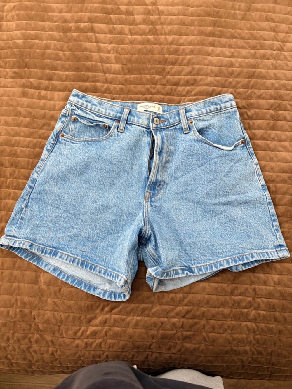 Abercrombie & Fitch Light Blue Denim Shorts